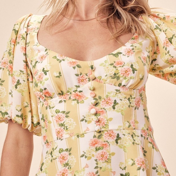 🍒NWOT🍒 FOR LOVE & LEMONS MINI DRESS XS - Picture 8 of 9